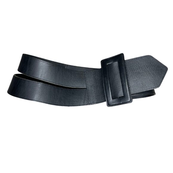 Accessories - 4" Wide High Waist Womens Corset Belt With Whipped Stitching Mattle Buckle Sz L